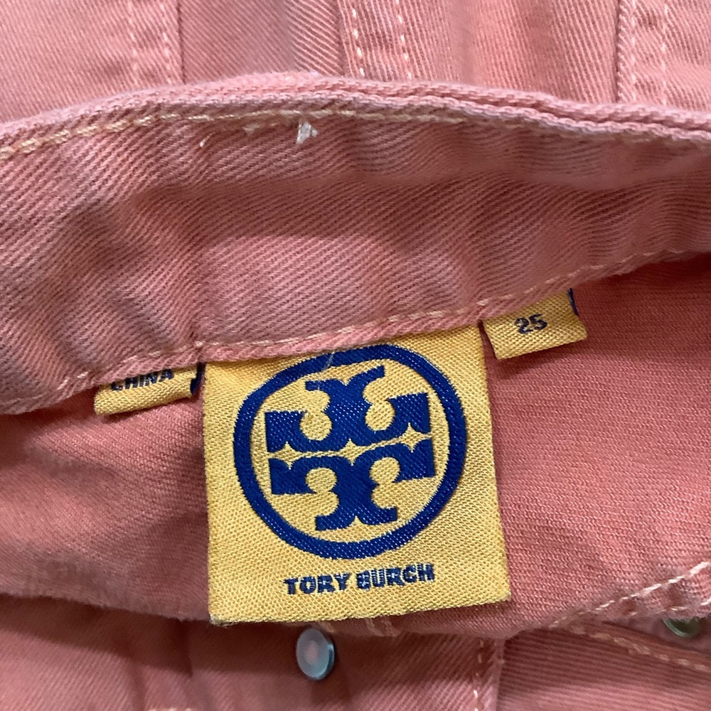 Tory Burch Women’s Cropped Skinny Jeans Denim Style Stretch - Picture 7 of 9